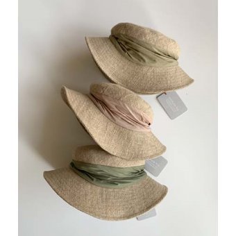 mature ha. JUTE drape hat(3color)